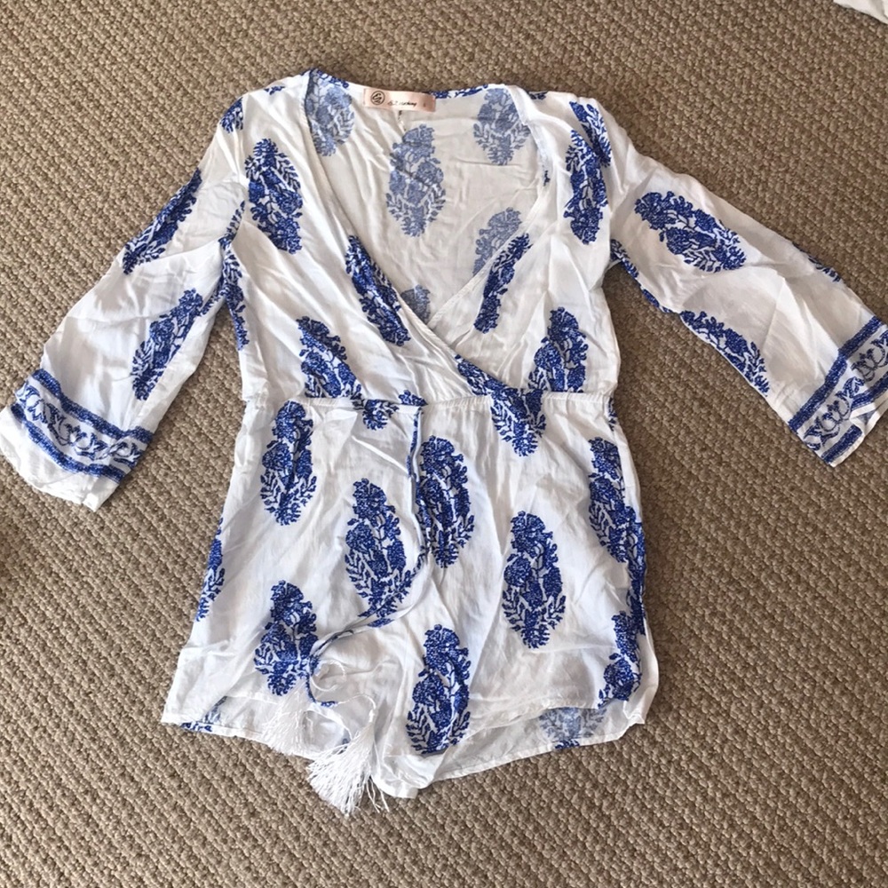 Kimono style romper